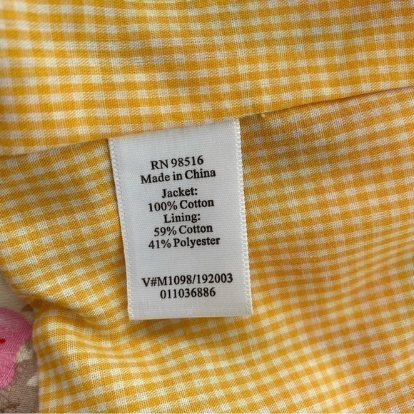 Coldwater Creek  jacket in a cotton blend, floral print - Picture 13 of 14